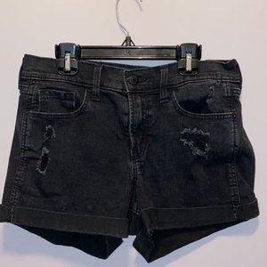 Old Navy Black Boyfriend Jean Shorts